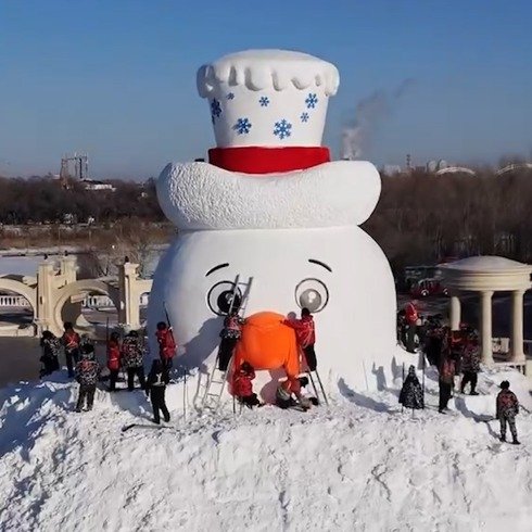 哈尔滨园区雪人认领活动，198元体验独特雪人认领之旅