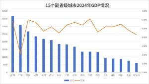 十五副省级城市2024年GDP数据全面揭晓，新动力与挑战并存的经济增长分析