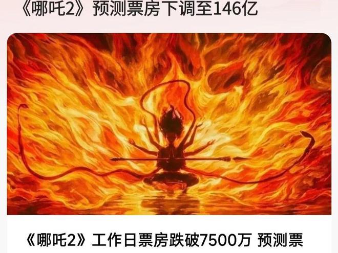 哪吒重生，期待与现实的转变——票房预测下调背后的故事